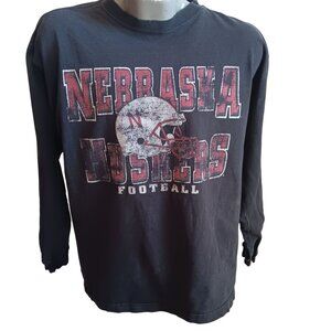 Big Red Football Nebraska Huskers  Men's Large Vintage Jansport  Graphic Sleeve